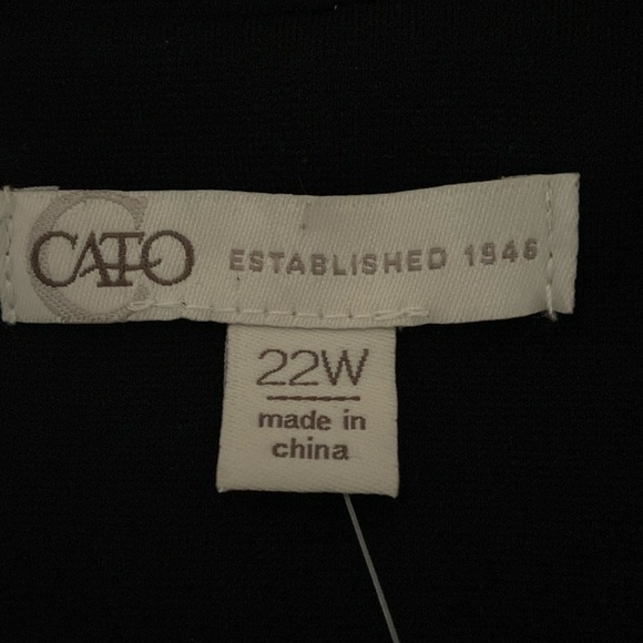 Cato Women’s Navy Blue Blazer Size 22W Plus Size - Picture 4 of 6